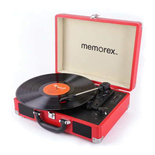 Suitcase Portable Vinyl Turntable with Speakers