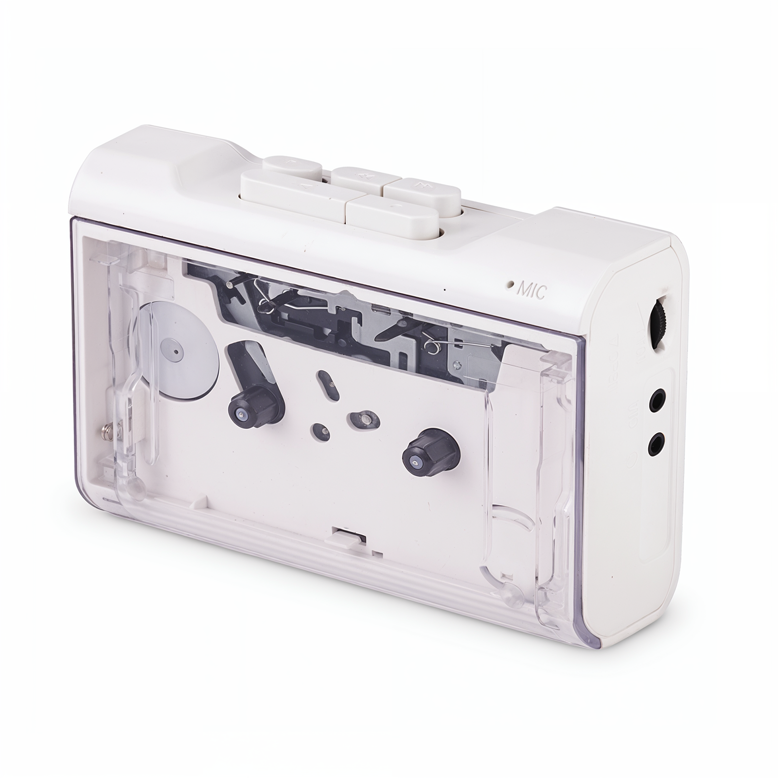 Transparent 5 Keys Personal Cassette Recorder/Player