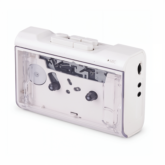 Transparent 5 Keys Personal Cassette Recorder/Player