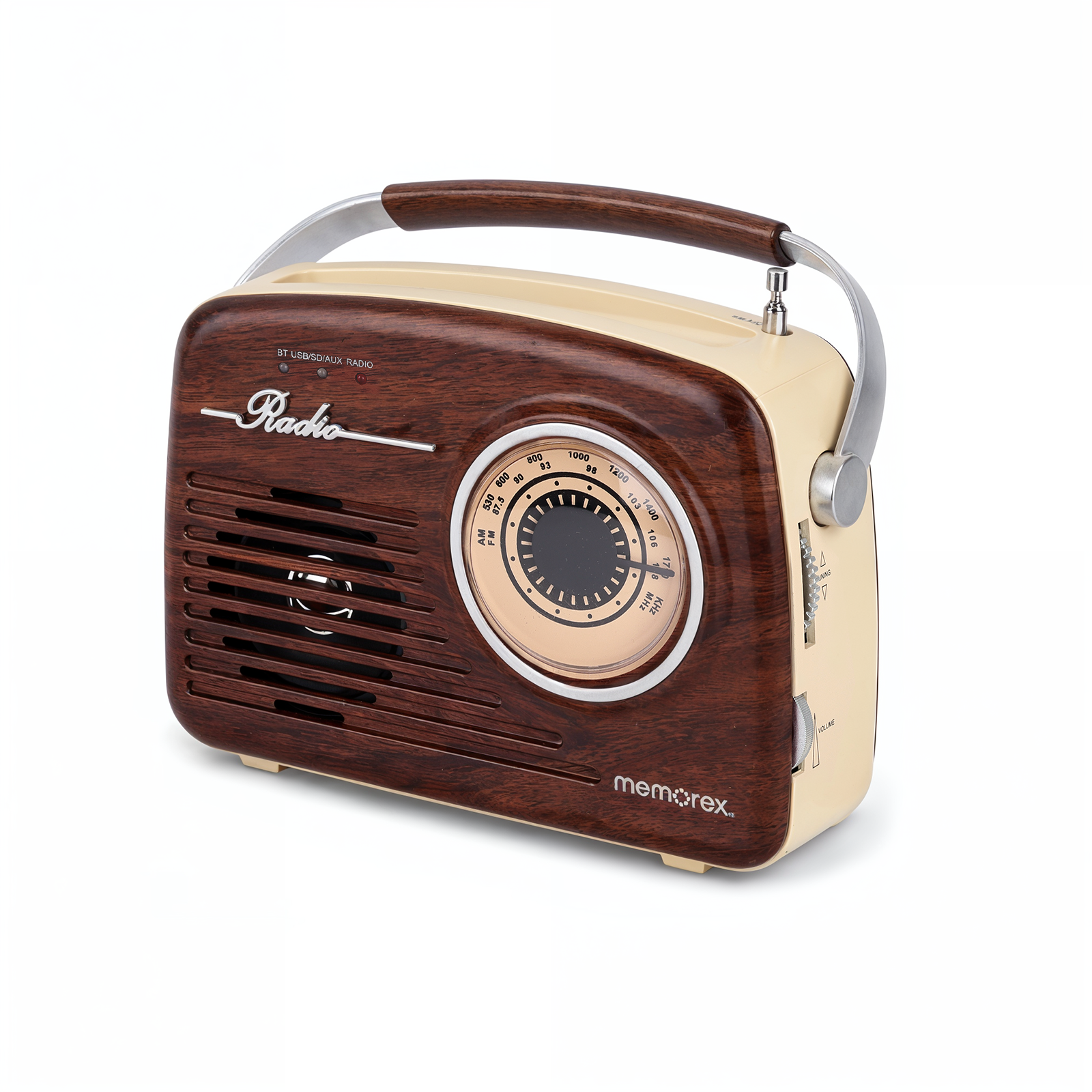 Built-In Speaker Vintage AM/FM Radio