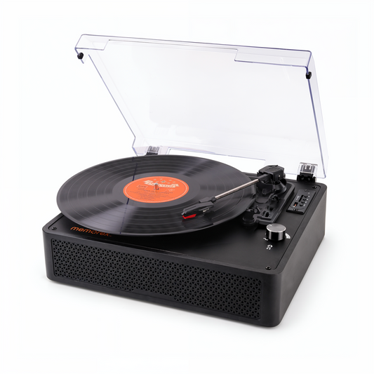 3 Speed Belt Driven Desktop Turntable Vinyl Record Player