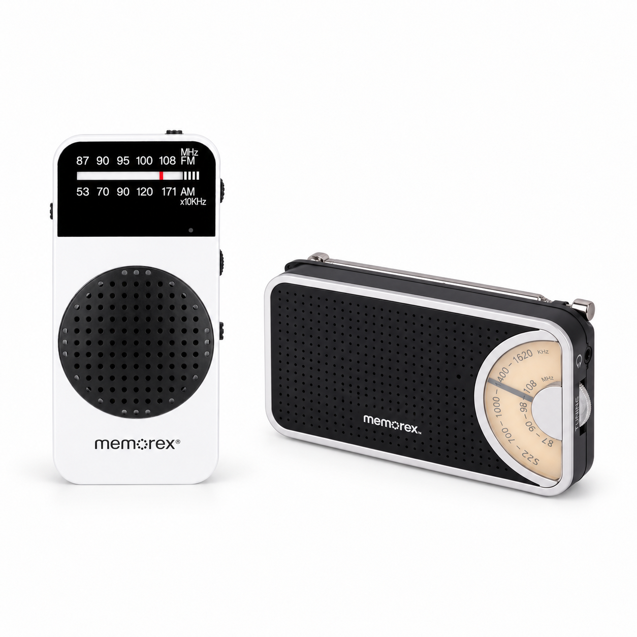 Memorex Pocket Radio Duo - grey / black